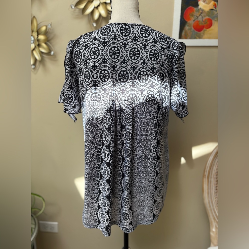Studio Works Monochrome Paisley Blouse - Picture 4 of 7